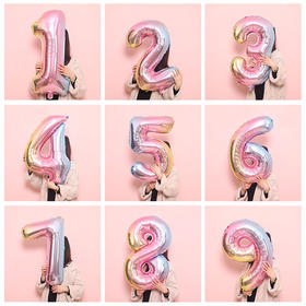 数字气球（送打气筒）