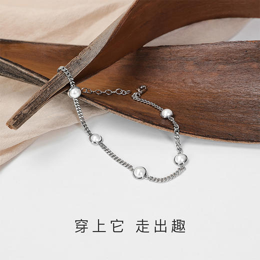 马贝圆珠脚踝链 商品图2