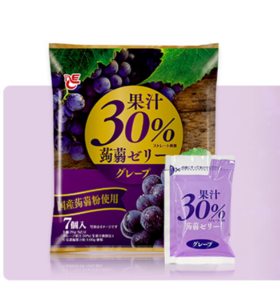 ACE BAKERY蒟蒻葡萄味果冻140g