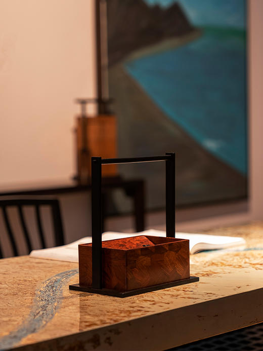 木竟 提梁式虎牙纸巾盒 商品图1