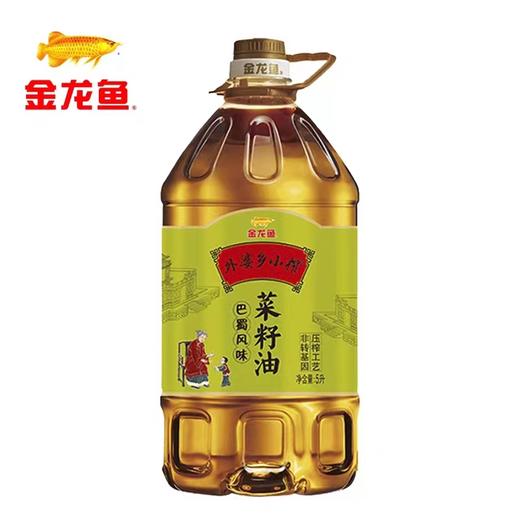 金龙鱼外婆乡小榨巴蜀风味菜籽油5L 商品图0