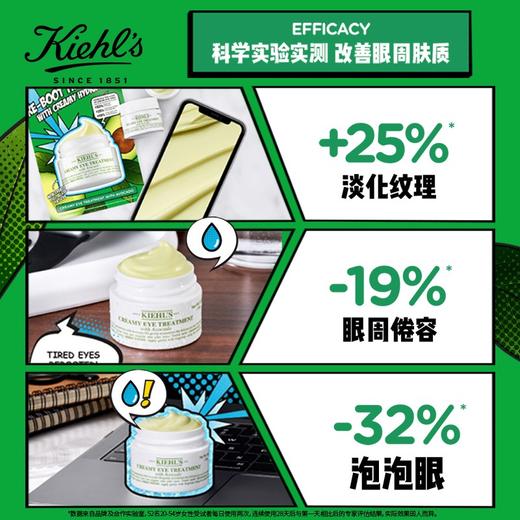 美国Kiehl‘s科颜氏牛油果眼霜  淡化细纹黑眼圈明星款 商品图1