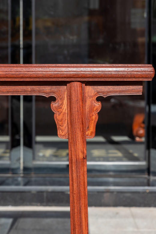 红桥红  家具严选  缅甸花梨（大果紫檀）【98 云熙 平头案】 商品图1