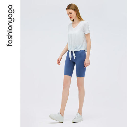 【1】FC12502凡圣瑜伽收腰瑜伽运动五分裤裸感提臀 商品图8