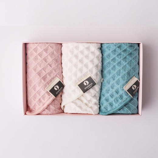超细纤维礼盒套装毛巾 华肤格小方巾 商品图1