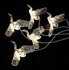 5头天鹅灯串（运费自理）