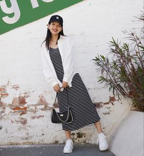 韩系慵懒风两件套裙