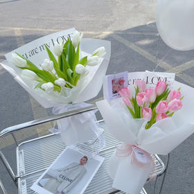 《守护》十枝郁金香花束