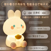 「智能语音控制」新款创意有前兔子小夜灯 卡通硅胶卧室睡眠床头灯儿童礼物拍拍灯生活电器 商品缩略图0