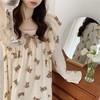 【超美纯欲风！可爱甜美小熊睡裙】舒适到像裸穿，穿上不想脱下来！日系甜美长款睡衣，长袖韩版睡裙宽松睡衣女秋冬款宽松家居服可外穿春 商品缩略图2