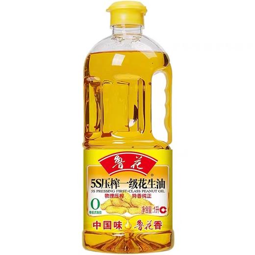 鲁花压榨一级花生油1L 商品图0