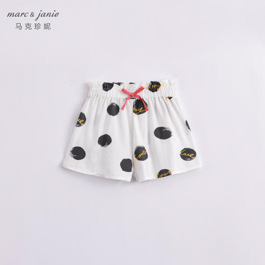 马克珍妮夏装新款 女童花边腰舒适A摆短裤 儿童裤子230001 商品图1