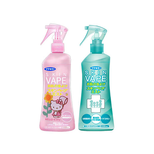 福马vape桃子味/柑橘味驱蚊液200ml 清爽一夏无惧蚊虫强力防护 112114/112115 商品图0