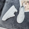 2023年春季厚底舒适百搭板鞋运动休闲高级感增高软底小白鞋 商品缩略图3