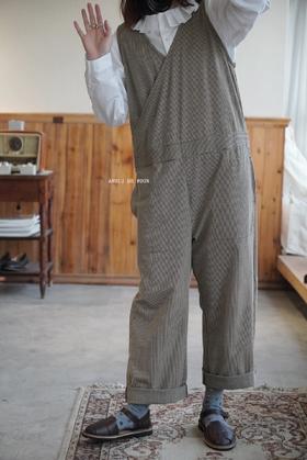 （4折）Prit条纹连体裤