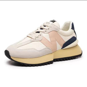 华夫小蛮腰阿甘鞋女真皮