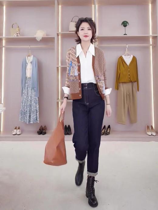 诸氏方圆羊毛开衫06089324 商品图0