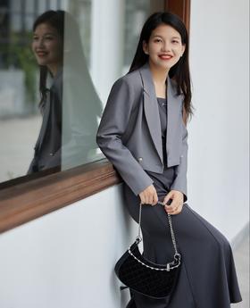职场摩登西装两件套