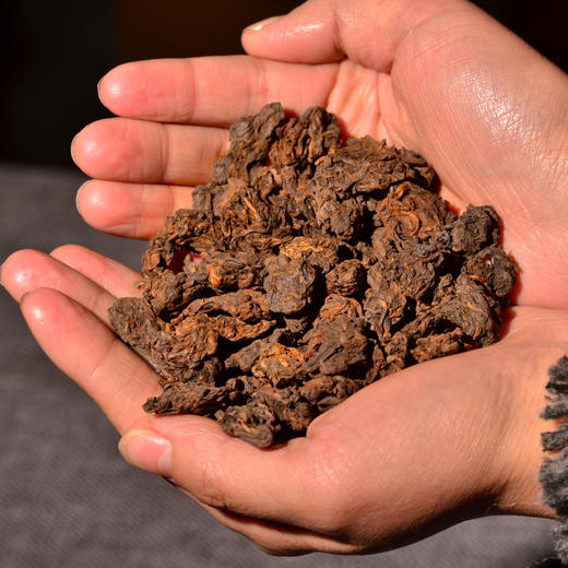 【限量返场】2008年头春冰岛老寨古树茶，黑珍珠老茶头！醉人香，冰糖甜！老茶头到顶了！唯一批次！绝品高端奢品茶！小堆离地发酵熟茶！ 商品图1