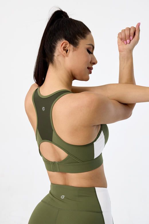 多色拼接工字背Bra 商品图2