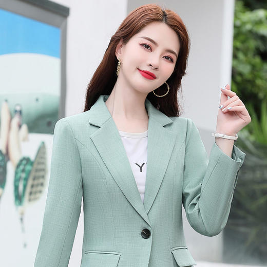 时尚简约大方气质优雅，收腰显瘦百搭西装外套HR-YJHE1511 商品图4