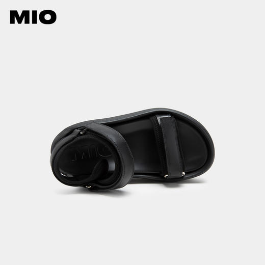 MIO米奥夏季松糕底中跟单鞋摇摇底轻潮活力透气时尚休闲沙滩鞋女M233131359 商品图2