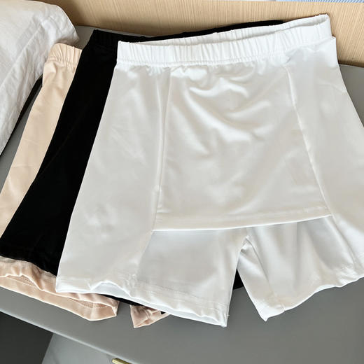 双层遮裆裤防走光，收腹遮挡提臀保险打底裤冰丝薄款短裤RZ-001 商品图2