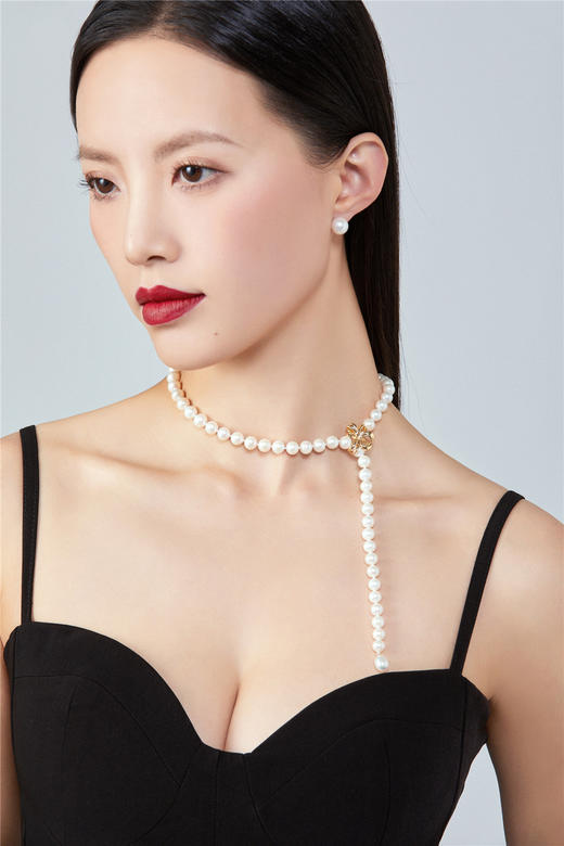 雪绒花珍珠项链 商品图5