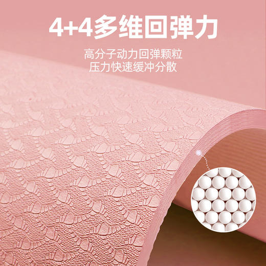 【跳绳减震垫隔音垫】新升级防震加厚10mm防滑垫 静音室内健身瑜伽垫地垫家用 商品图3