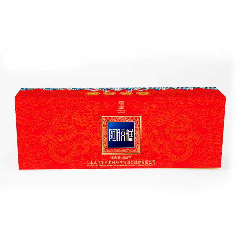 东阿百年堂红龙纹阿胶糕原味