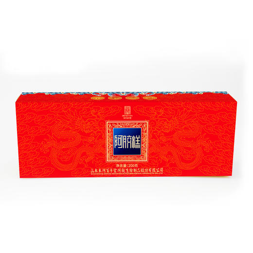 东阿百年堂红龙纹阿胶糕原味 商品图0