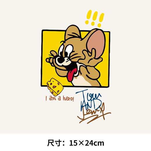 儿童卡通猫老鼠热转印烫画贴卫衣转印衣服贴纸定做烫图白墨2023 商品图4