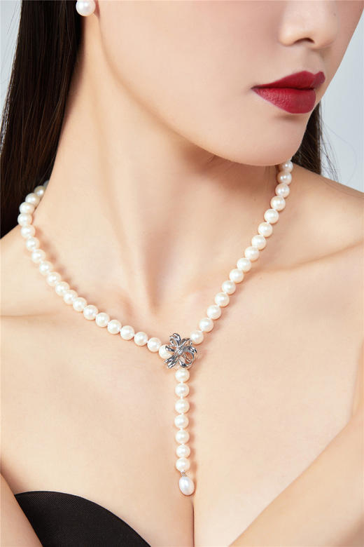 雪绒花珍珠项链 商品图13