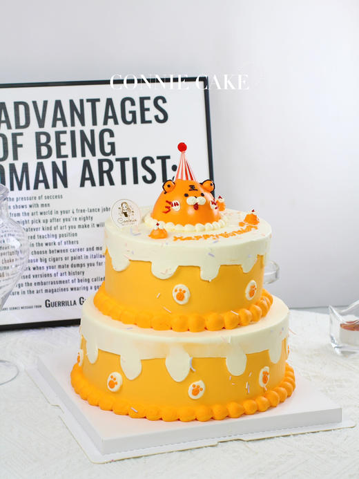 【1421】可爱虎宝宝周岁蛋糕 商品图3