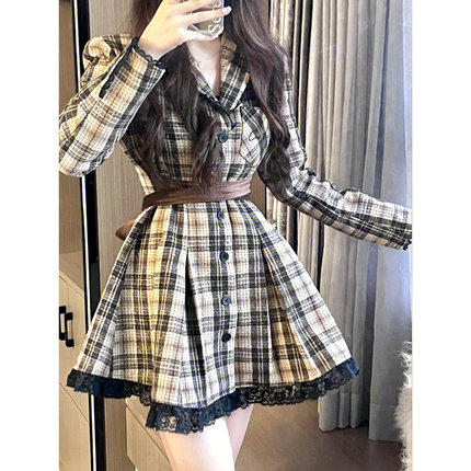 裁缝学苑AS06 蕾丝边短款连衣裙纸样衬衫裙女装裙子样板新款打版 商品图1