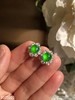 老坑玻璃帝王绿黄阳蛋面耳钉【3031003】具体价格微信咨询 商品缩略图3