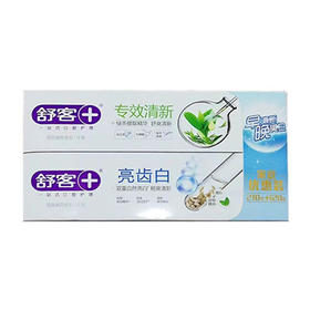 舒客亮齿白优选钜惠装（柠檬210g+120g）22184788
