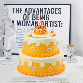 【1421】可爱虎宝宝周岁蛋糕