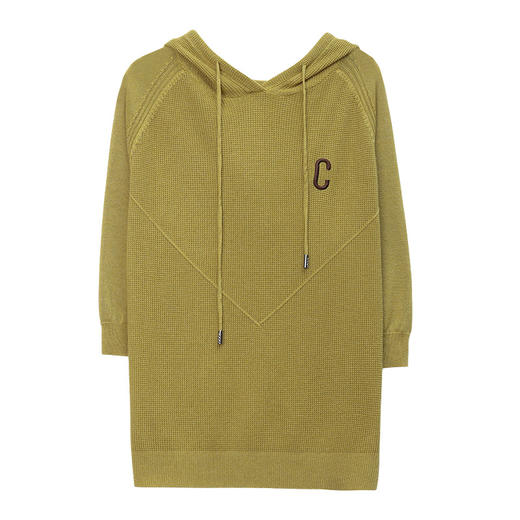 连帽卫衣七分袖上衣，女针织衫薄款春装新款妈妈夏季半袖t恤衫CC-10-2703 商品图4