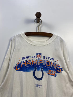 Reebok 锐步 NFL 美国职业橄榄球大联盟 SUPER BOWL 超级碗 长袖T恤 _SLT(L)