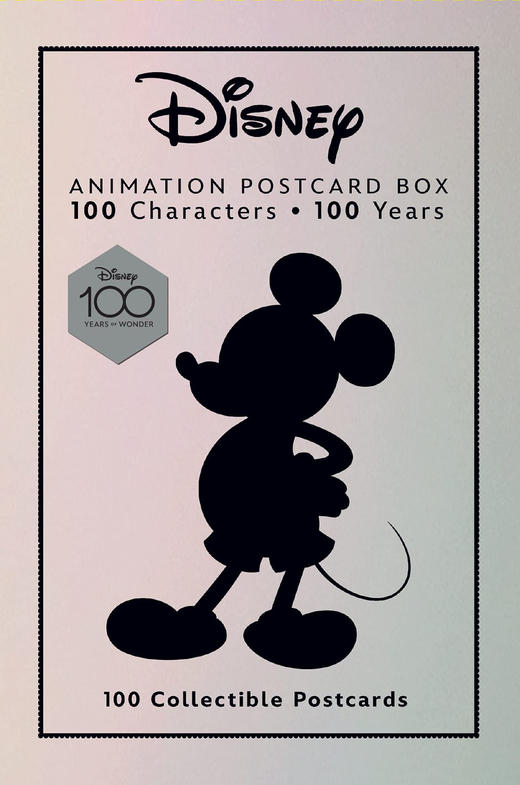 迪士尼动画明信片盒装 100张可收藏明信片 周边礼物英文原版 The Disney Animation Postcard Box: 100 Collectible Postcards 商品图0