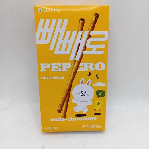 乐天派派乐巧克力味夹心饼干棒50g 商品图0