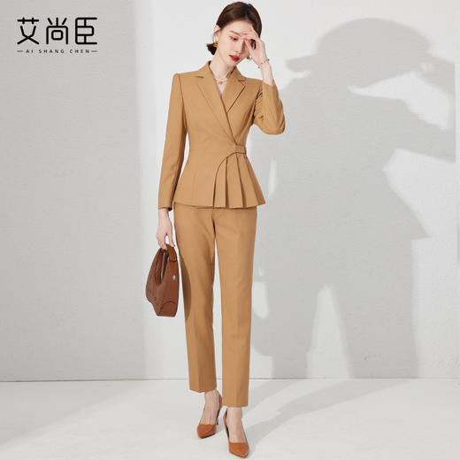 小香风职业套装女2023春季新款女神范西装两件套高级感时尚工作服 商品图1