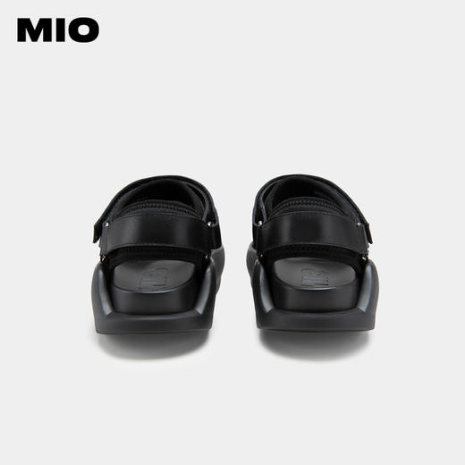 MIO米奥夏季松糕底中跟单鞋摇摇底轻潮活力透气时尚休闲沙滩鞋女M233131359 商品图3