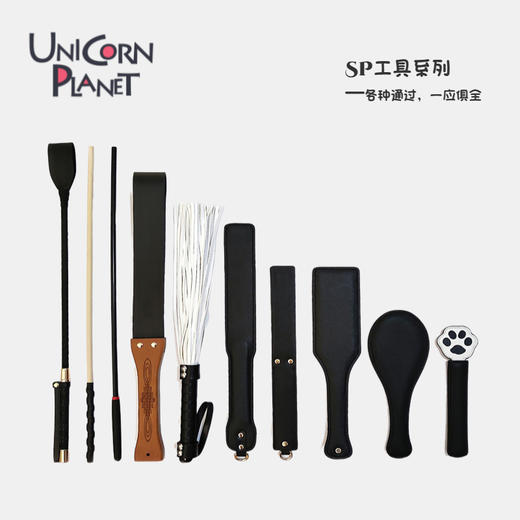 各种各样的小鞭子～木柄手把拍打pp马鞭sp工具牛皮拍子 商品图1