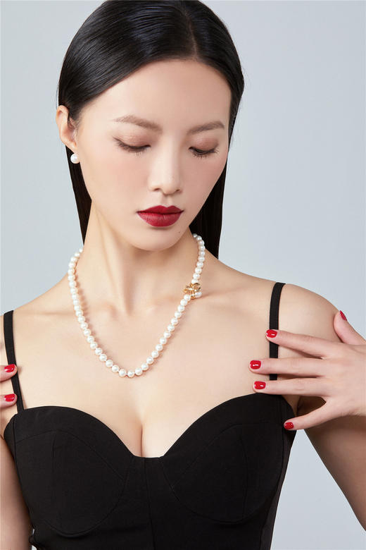 雪绒花珍珠项链 商品图7