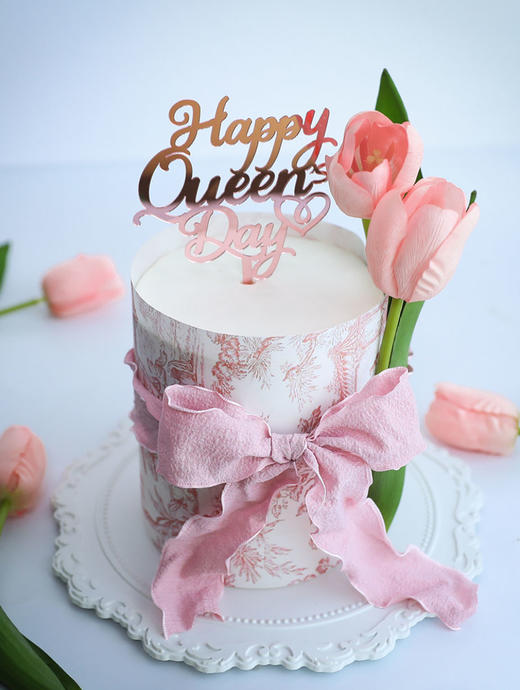 【女神之爱】动物奶油、新鲜水果布丁夹心，糯米蛋糕胚；郁金香的花语：体贴，博爱，高雅，聪颖，能干！完美女神代表~ 商品图2