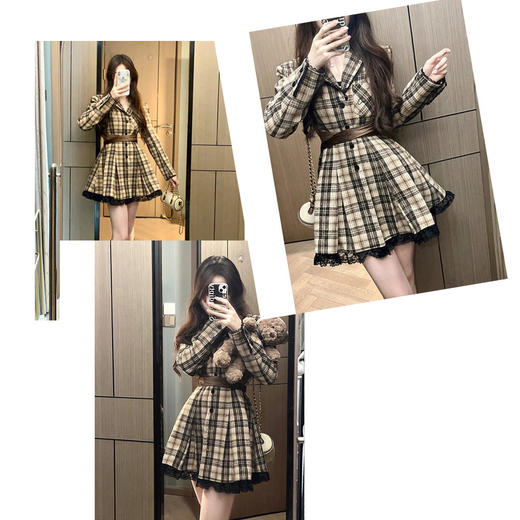 裁缝学苑AS06 蕾丝边短款连衣裙纸样衬衫裙女装裙子样板新款打版 商品图4