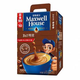 麦斯威尔特浓味三合一速溶咖啡91g(7*13g)