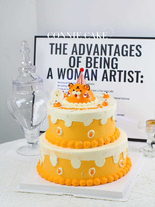 【1421】可爱虎宝宝周岁蛋糕 商品图2